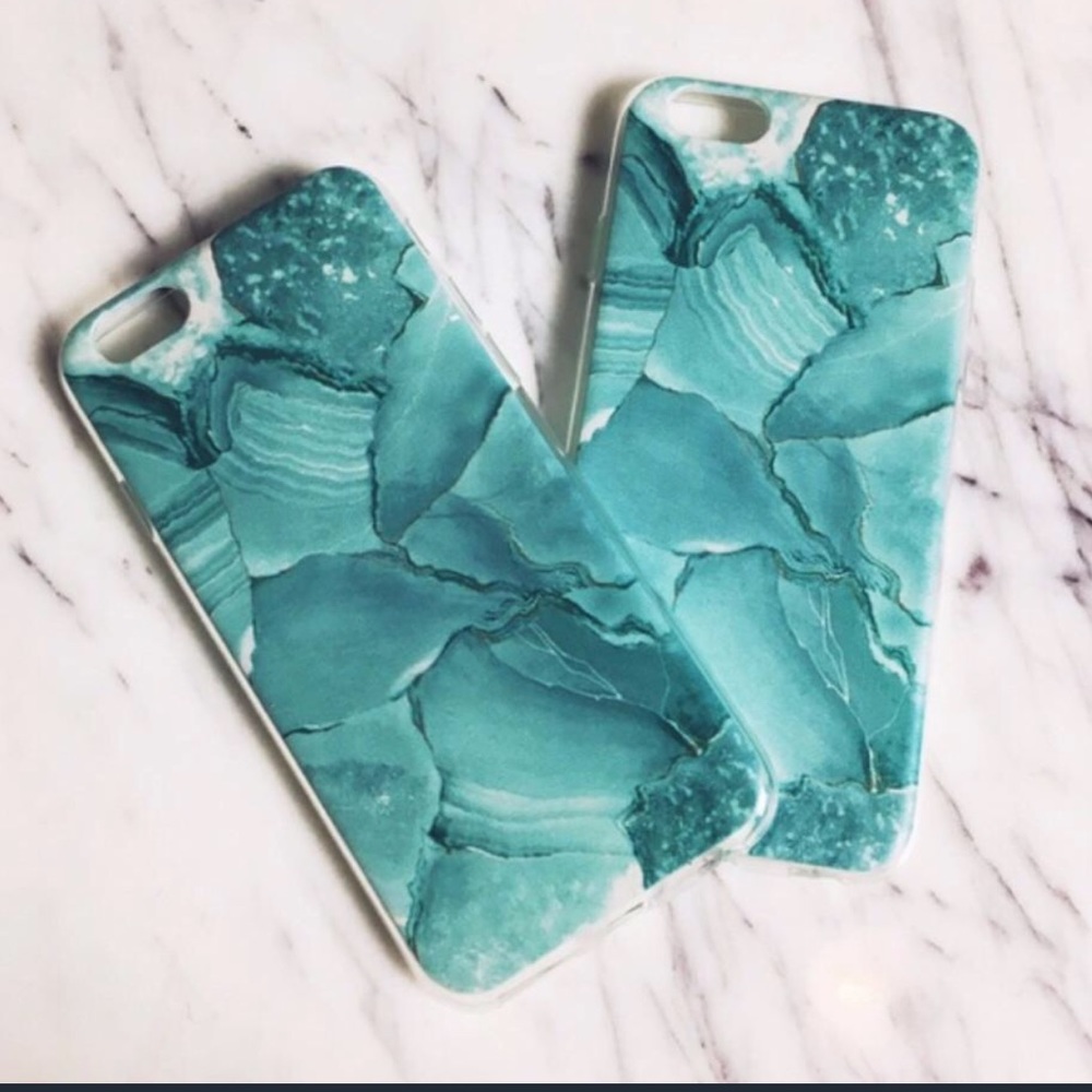 Teal Stone Phone Case
